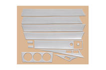 Mercedes W201 (190) 1982-1993 Dashboard Trim Kit (11 pcs) Aluminum photo 5