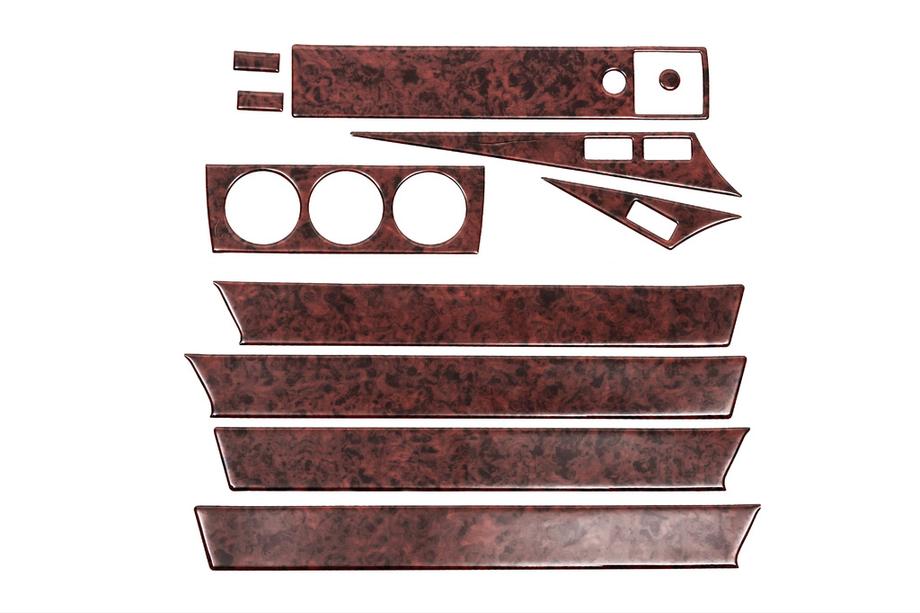 Mercedes W201 (190) 1982-1993 Dashboard Trim Kit (11 pcs) Aluminum Image
