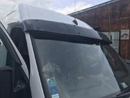 Mercedes Sprinter W906 2006–2018 Windshield visor on frame V1 (black gloss, 5mm) photo 7