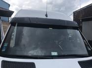 Mercedes Sprinter W906 2006–2018 Windshield visor on frame V1 (black gloss, 5mm) photo 8