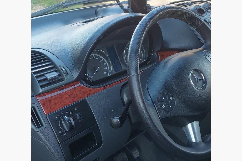 Mercedes Vito W639 2004-2014 Dashboard Trim Strips (Meric, Strips) 2004-2006, Aluminum Photo 2