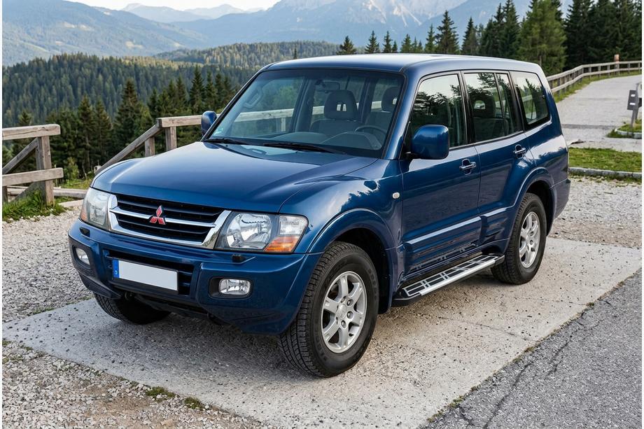 Mitsubishi Pajero Wagon III 1999-2006 Side Steps Sunrise (2 pcs, Aluminum) Image