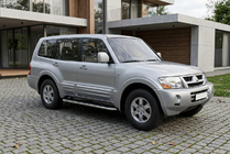 Mitsubishi Pajero Wagon III 1999-2006 Side Steps Maydos V1 (2 pcs, Aluminum & Stainless Steel) photo 1
