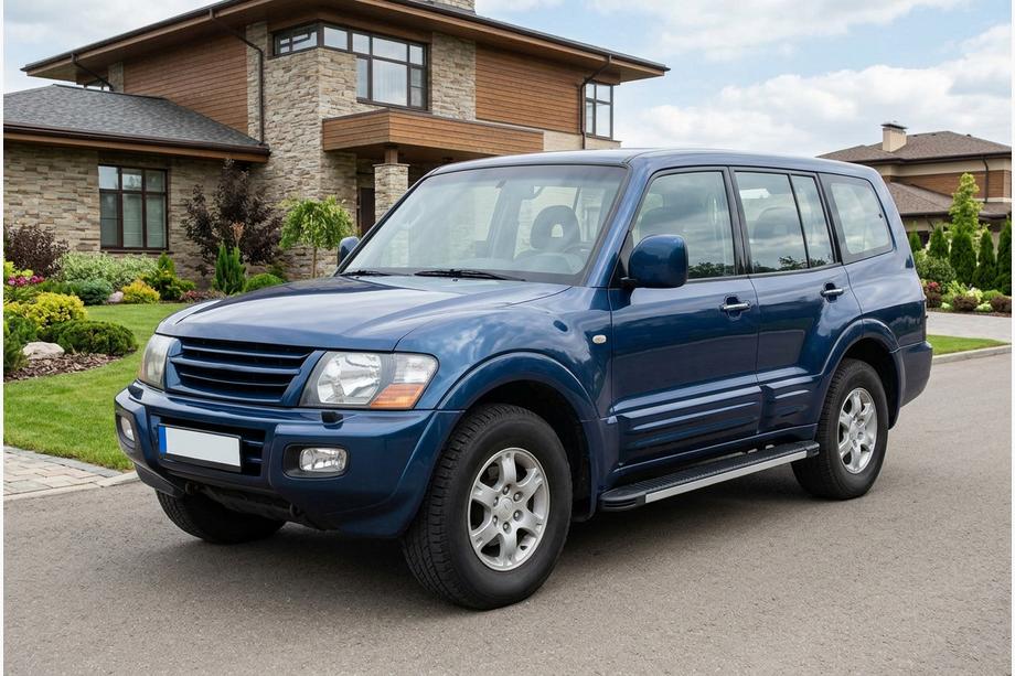 Mitsubishi Pajero Wagon III 1999-2006 Side Steps Tayga (2 pcs, Aluminum) Image