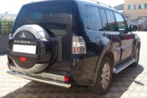 Mitsubishi Pajero Wagon III 1999-2006 Rear Bar AK002 (Stainless Steel) photo 3