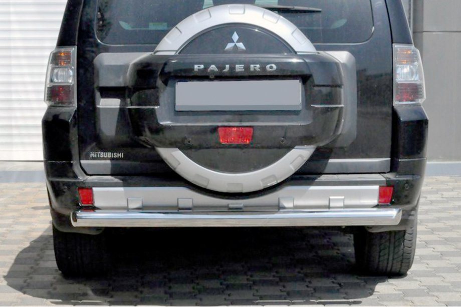 Mitsubishi Pajero Wagon III 1999-2006 Rear Bar AK002 (Stainless Steel) Image