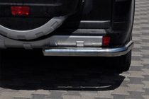 Mitsubishi Pajero Wagon III 1999-2006 Rear Bar AK003 (Stainless Steel) photo 2