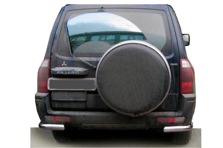 Mitsubishi Pajero Wagon III 1999-2006 Rear Bar AK003 (Stainless Steel) Image
