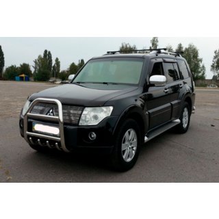 Bull Bar QT007 (Stainless Steel) Mitsubishi Pajero Wagon III 1999-2006 photo 2