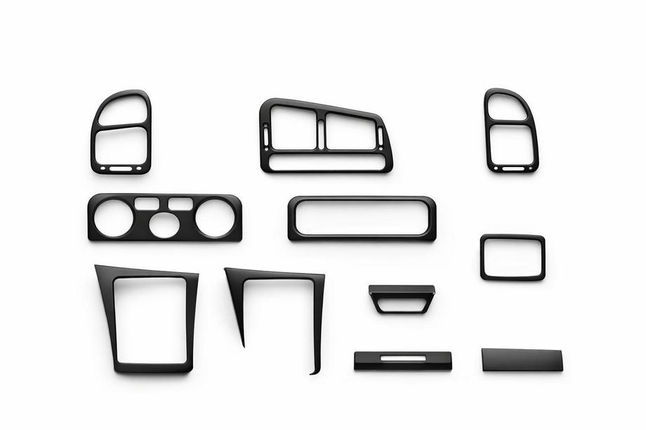 Mitsubishi Galant 1992-1998 Dashboard Trim Covers Aluminum Image