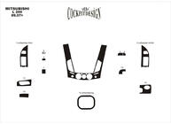 Mitsubishi L200 2006-2015 Dashboard Trim Kit (13 Pieces) Aluminum photo 4