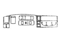 Mitsubishi Pajero Sport 1996-2007 Dashboard Trim Covers (2002-2007) Titan photo 6