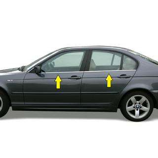 Window Trim Stainless Steel BMW 3 Series E46 1998-2006 photo 2