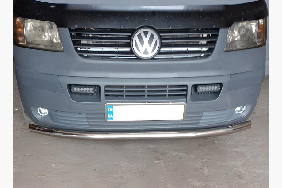 Volkswagen T5 Transporter 2003-2010 Front Single Bull Bar (Stainless Steel) 60mm Image