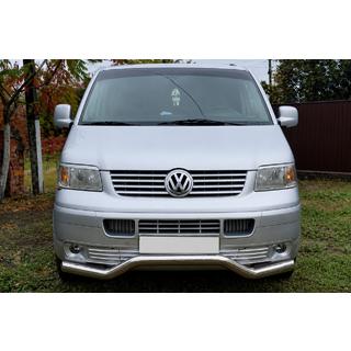 Front bumper guard Wave ST007 (stainless steel) photo 1
