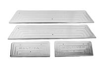 Volkswagen T5 Multivan 2003–2010 Stainless Steel Door Sill Protectors (OmsaLine) 3 Doors, OmsaLine - Italian Stainless Steel photo 1