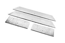 Volkswagen T5 Multivan 2003–2010 Stainless Steel Door Sill Protectors (OmsaLine) 3 Doors, OmsaLine - Italian Stainless Steel photo 6