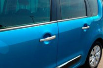 Citroen C-3 2009–2016 Chrome Door Handle Covers (4 pcs, Stainless Steel) photo 1