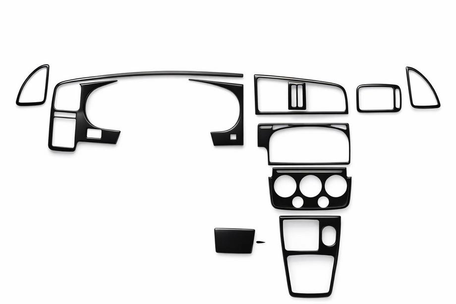 Nissan Primera P11 1996-2002 Dashboard Trim Covers (1999-2001) Aluminum Image