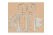 Peugeot 206 1998-2024 Dashboard Trim Covers (Meric, 2001↗) Aluminum photo 3