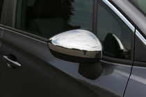 Citroen C-3 2009–2016 Mirror Covers (2 pcs, Stainless Steel) Carmos - Turkish Stainless Steel photo 10