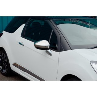 Mirror Covers (2 pcs, Stainless Steel) Citroen C-3 2009–2016 photo 4