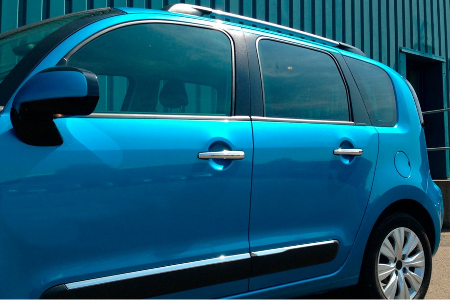 Citroen C-3 Picasso 2010-2017 Chrome Door Handle Covers (4 pcs, Stainless Steel) Carmos - Turkish Stainless Steel Image