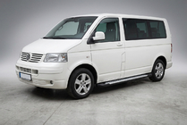Volkswagen T5 Multivan 2003–2010 Side Steps X5-Type (2 pcs, Aluminum) Short Wheelbase photo 1