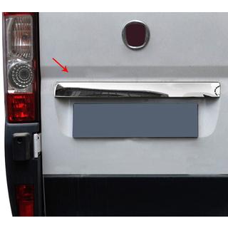 Chrome trim above license plate (stainless steel) Citroen Jumper 2007-2025 photo 1
