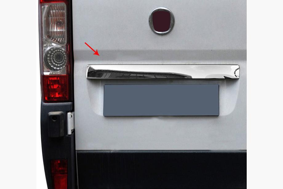 Citroen Jumper 2007-2025 Chrome trim above license plate (stainless steel) Image