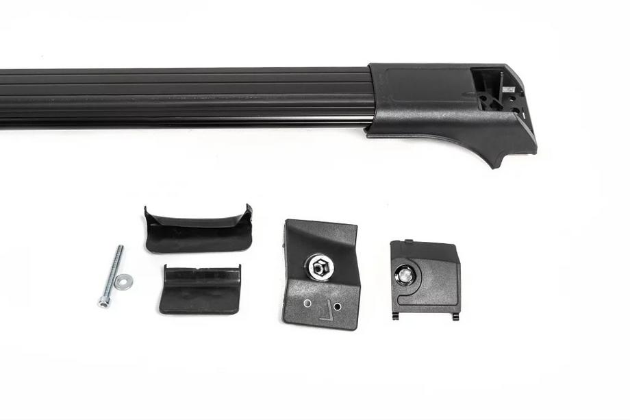 Nissan NV400 2010-2024 Roof bars for railings without lock (2 pcs) Black Photo 9