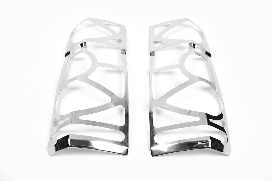 Volkswagen Crafter 2006-2016 Chrome Tail Light Covers (2 pcs, Stainless Steel) Photo 3
