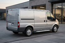 Ford Transit 2000–2014 Side Steps Allmond Grey (2 pcs, Aluminum) photo 1