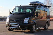 Ford Transit 2000–2014 Bull Bar WT003 (2006-2014, Stainless Steel) photo 4