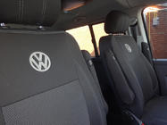 Volkswagen T5 Caravelle 2004-2010 Car Seat Covers (Eco Leather and Fabric, Premium) photo 12