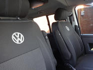 Volkswagen T5 2010-2015 Car Seat Covers (Leatherette↗Fabric, Premium) Front seats (1+1) photo 9