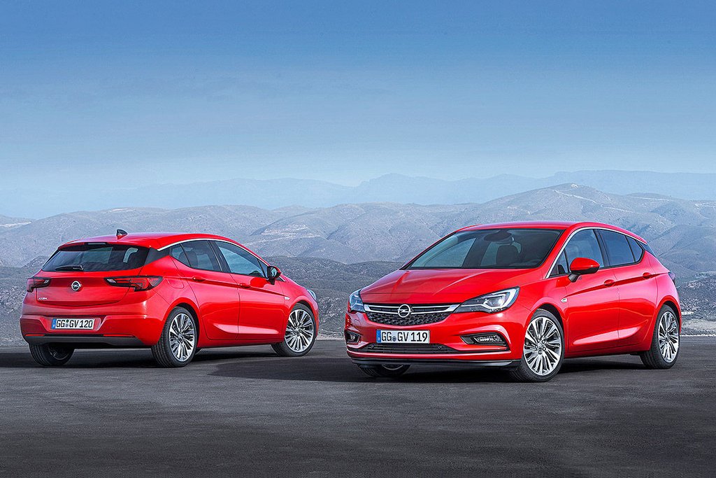 The five-door hatchback Opel Astra K