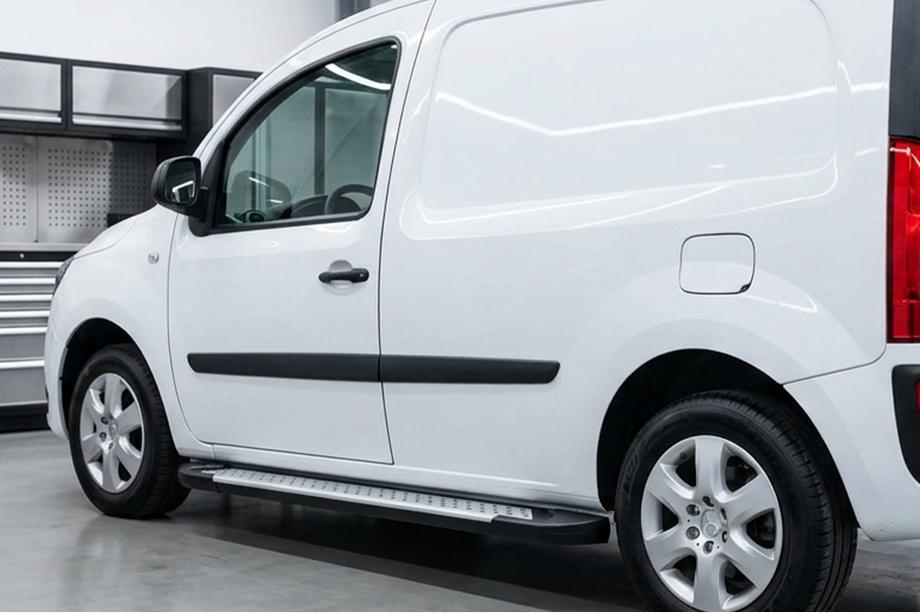 Renault Kangoo 2008–2020 Side Steps Allmond Grey (2 pcs, Aluminum) Image