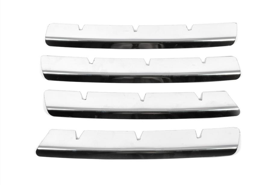 Volkswagen Touareg 2002–2010 Grille Covers (4 pcs, Stainless Steel) Photo 4