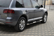 Volkswagen Touareg 2002–2010 Side Bars (2 pcs, Stainless Steel) photo 1