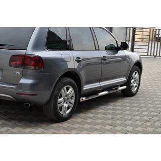 Side Bars (2 pcs, Stainless Steel) Volkswagen Touareg 2002–2010
