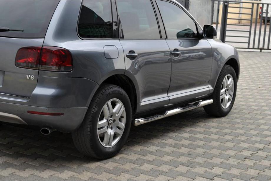 Volkswagen Touareg 2002–2010 Side Bars (2 pcs, Stainless Steel) Image
