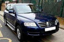 Volkswagen Touareg 2002–2010 Side Steps Allmond Grey (2 pcs, Aluminum) photo 2