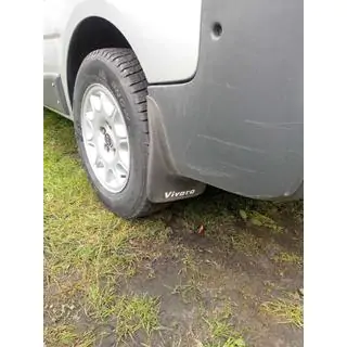 Rear custom fit mud flaps (set) Opel Vivaro 2001–2015 photo 2