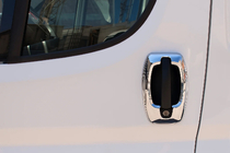 Fiat Ducato 2006-2025 Chrome Door Handle Covers (Stainless Steel) Surround covers for door handles (4 pcs) photo 2