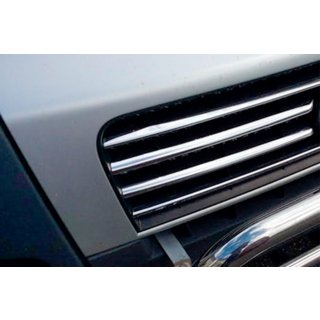 Chrome Grille Covers 2006-2014 (6 pcs, Stainless Steel) Fiat Ducato 2006-2025 photo 4