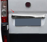 Fiat Ducato 2006-2025 Chrome trim above license plate (stainless steel) OmsaLine - Italian Stainless Steel photo 1