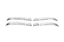 Volkswagen Touareg 2010-2018 Chrome Door Handle Covers for Slim Handles (4 pcs, Stainless Steel) photo 2