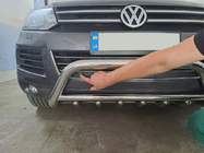 Volkswagen Touareg 2010-2018 Bull Bar WT003 (Stainless Steel) photo 3