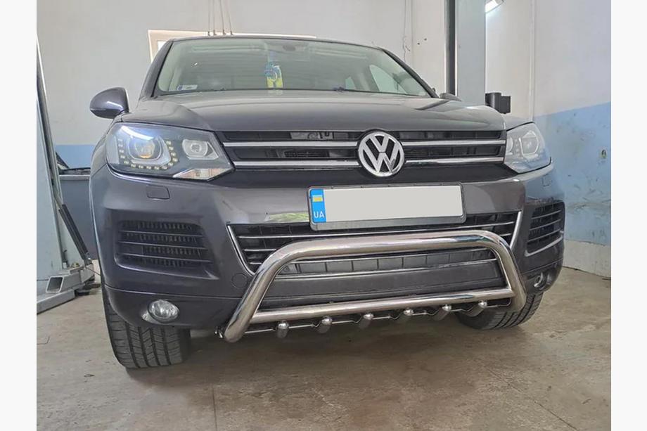 Volkswagen Touareg 2010-2018 Bull Bar WT003 (Stainless Steel) Image